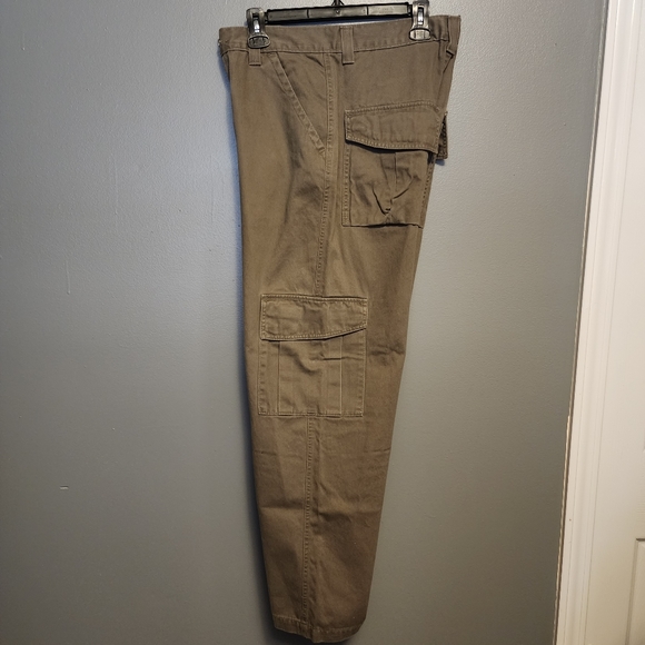 VTG 90's Levi's Silvertab tan cargo pants size 31x30 - Picture 7 of 12